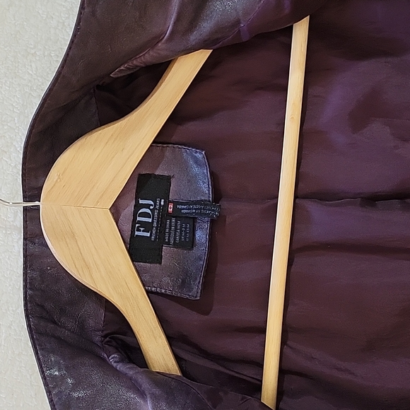 FAUX LEATHER JACKET BY FDJ - Picture 11 of 12